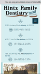 Mobile Screenshot of hintzfamilydentistry.com